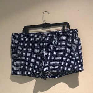 Merona Target Polka Dot Shorts Navy White